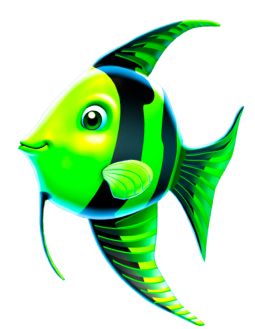 Green fish from Gold Fish game