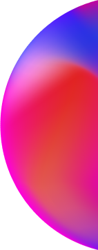 pink and blue orb art